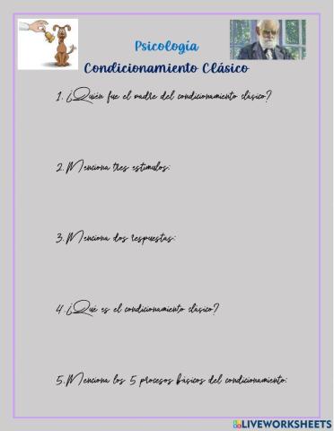 Cuestionario Psicología