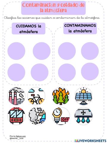 Cuidamos la atmósfera