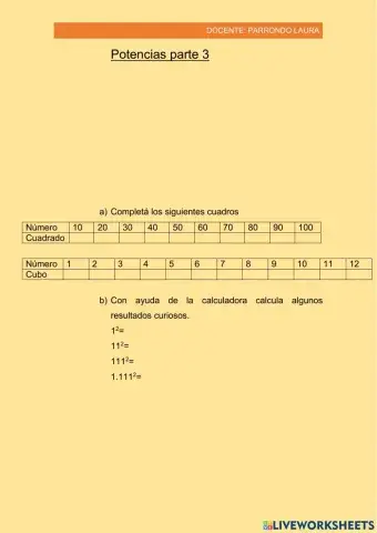 Potencias nivel 3