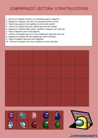 Comprensió lectora d'instruccions