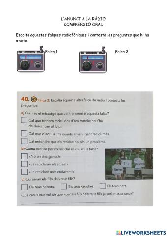 Falca publicitària a la ràdio