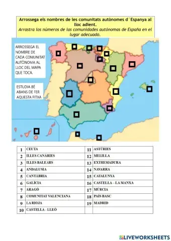 Comunitats Autònomes