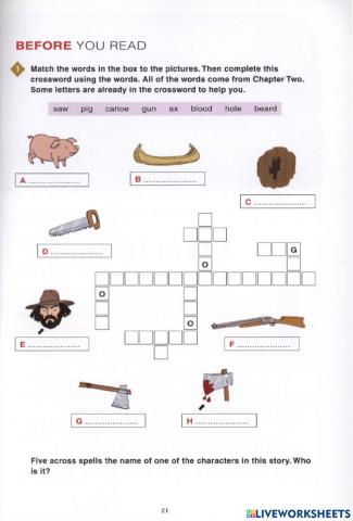The Adventures of Huckleberry Finn-  Before you read - Chapter 2