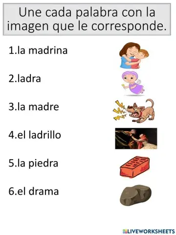 Vocabulario del sonido dr