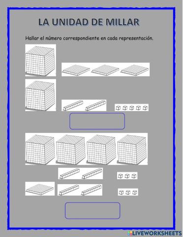 La unidad de millar