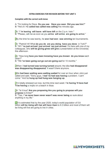 Modal verbs and grammar revision B1+