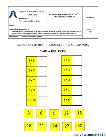 Multiplicaciones