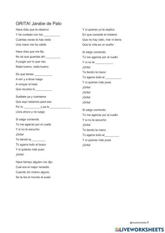 Grita! Jarabe de Palo