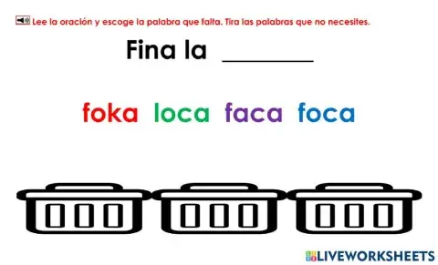 Fina la foca: test 1