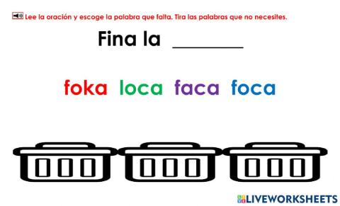 Fina la foca: test 1