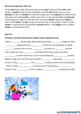 Darbības vārdu locīšana