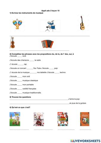 Appli ado 2 leçon unité. 4 10