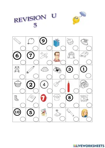 Vocabulary revision Happy House 1