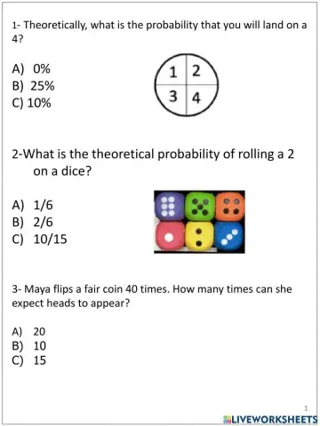 Revision worksheet Qtr4