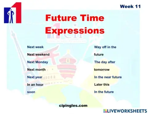 KIDS Vocabulary exam Week 11