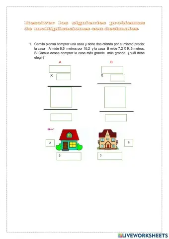 PROBLEMAS CON DECIMALES