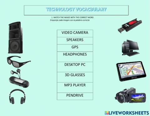 Technology vocabulary