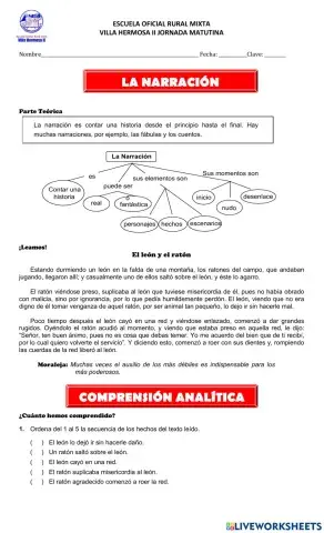La narración y la anécdota