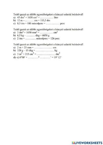 Mértékegységek-7