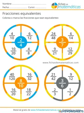 FRACCIONES EQUIVALENTES