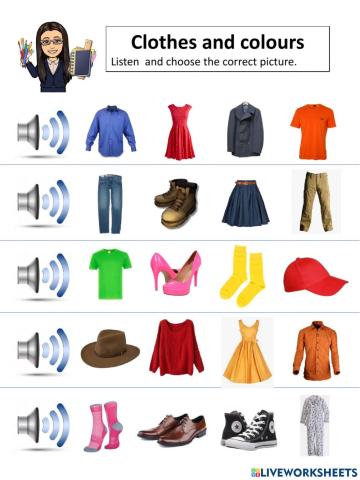 Clothes and colors