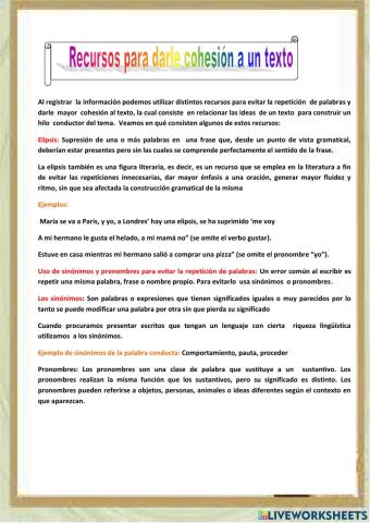 Elegir un tema y hacer una pequeña investigación