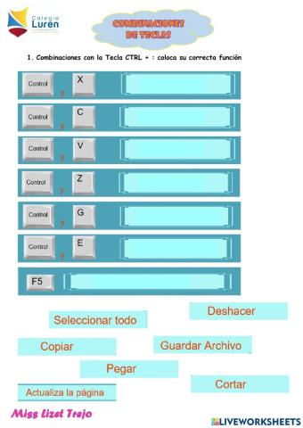 Combinacionde Teclas CTRL + ALT