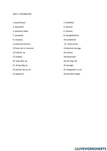 Unit 6 solutions intemediate