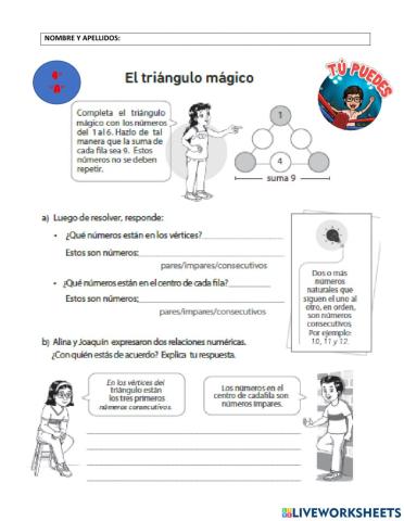 El triángulo mágico