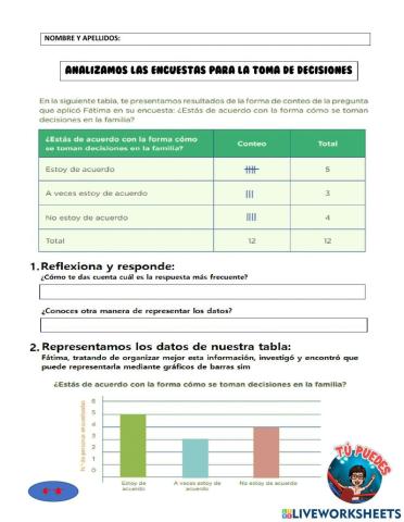 Analizamos las encuestas para la toma de decisiones