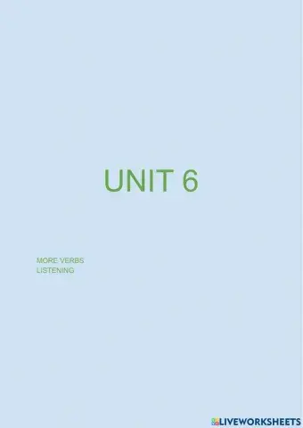 Unit 6