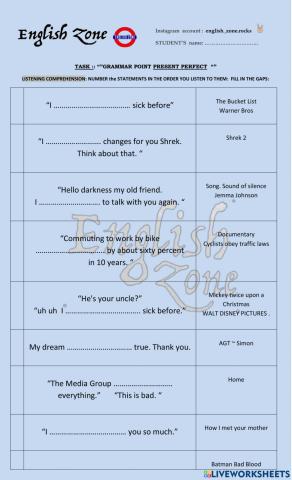 Present perfect famous quotes