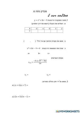 Szklarski מבדק ט אפריל