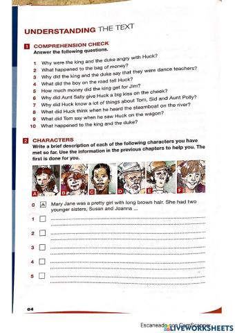 Chapter 7: Huckleberry finn