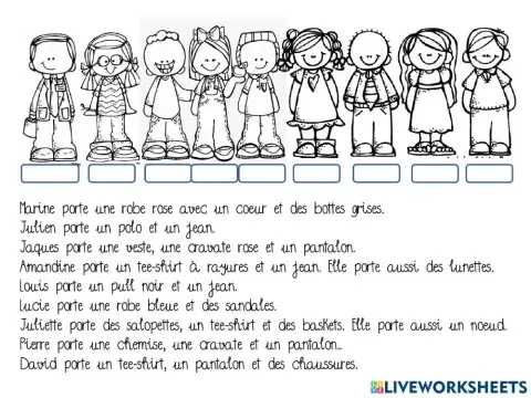 Qu'est-ce que tu portes?