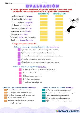 Denotación connotación