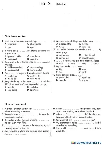 Test click on 4 units 3-4