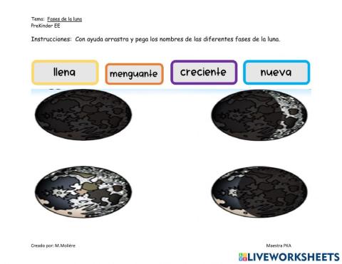 El Universo (Fases de la Luna)
