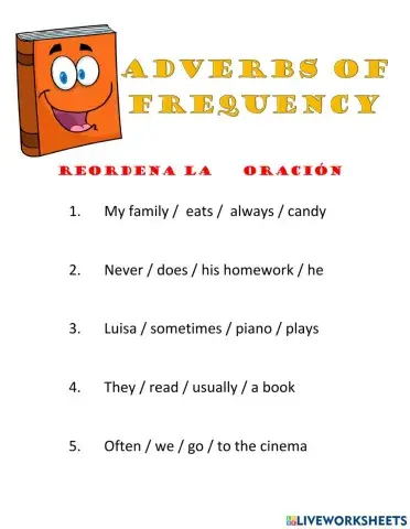 Adverbs of frequency