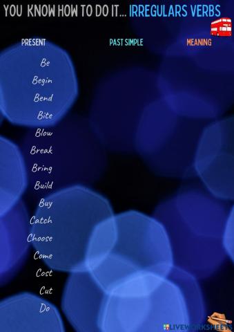 Irregulars Verbs 07