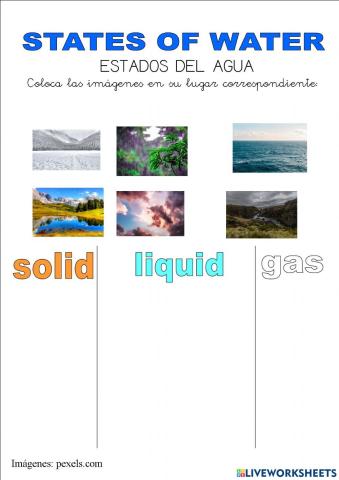 States of water