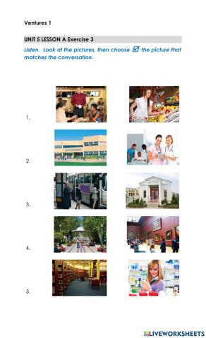 Excuse me, where is the school? - Listening Practice