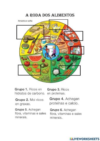 A roda dos alimentos
