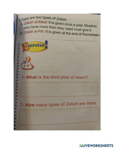 Zakah is an Ibaadah