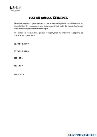 Full de càlcul 23-PI