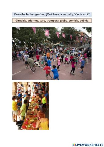 La fiesta del pueblo