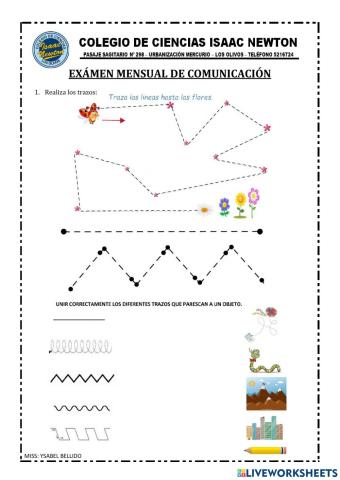 Examen Mensual de Comunicación