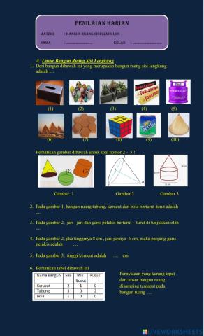 PH Bangun Ruang Sisi Lengkung