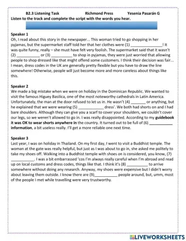 B2.3 Listening Prefixes