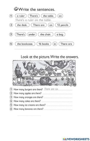 There is - There are